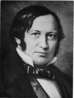 Porträtgemälde von Georg Weber im Frack mit Fliege