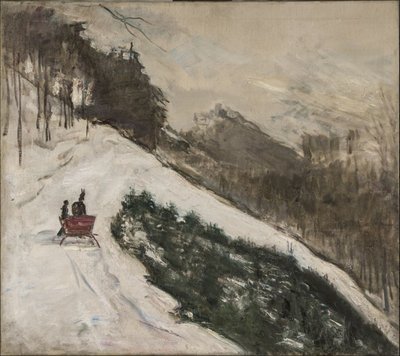 Gemälde Max Slevogts der Burg Trifels.