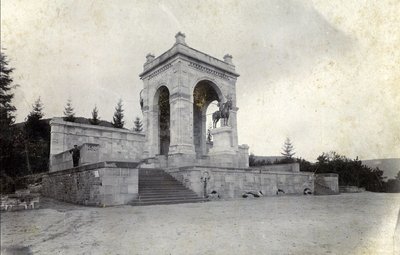 Friedensdenkmal Edenkoben, Postkarte um 1900